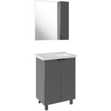 Мебель для ванной ASB-Mebel Дора 60 серая