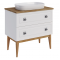 Мебель для ванной ASB-Woodline Каталина 80 white