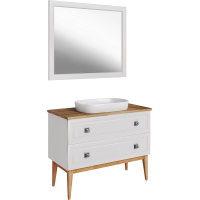 Мебель для ванной ASB-Woodline Каталина 100 white