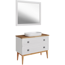 Мебель для ванной ASB-Woodline Каталина 100 white