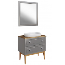 Мебель для ванной ASB-Woodline Каталина 80 grey