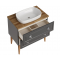 Тумба с раковиной ASB-Woodline Каталина 80 grey Тумба с раковиной ASB-Woodline Каталина 80 grey