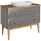 Мебель для ванной ASB-Woodline Каталина 100 grey