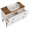 Тумба с раковиной ASB-Woodline Каталина 100 white