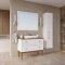 Тумба с раковиной ASB-Woodline Каталина 100 white