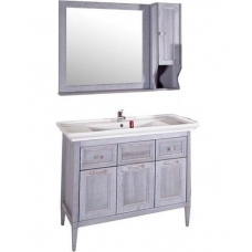 Мебель для ванной ASB-Woodline Гранда 105 серая grigio
