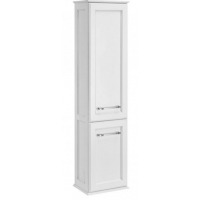 Шкаф-пенал ASB-Woodline Венеция 40 белый, патина серебро