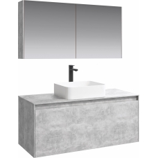 Мебель для ванной Aqwella 5 stars Mobi 120 бетон светлый