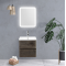 Тумба с раковиной BelBagno Albano 60 ALBANO-600-2C-SO-RNG подвесная, Rovere Nature Grigio