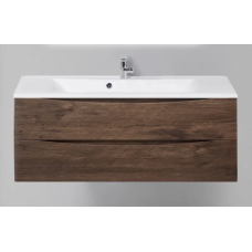 Тумба с раковиной BelBagno Marino 120 MARINO-1200-2C-SO-RW-P rovere moro, подвесная