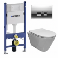 Комплект Система инсталляции Geberit 111.153.00.1 + кнопка смыва Delta50 115.135.21.1 + унитаз Bloomix Roland 1201 безободковый Комплект Система инсталляции Geberit 111.153.00.1 + кнопка смыва Delta50 115.135.21.1 + унитаз Bloomix Roland 1201 безободковый