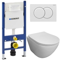 Комплект Система инсталляции Geberit 111.154.11.1 + кнопка смыва Delta01 115.107.11.1 + унитаз Bloomix Trend 3.0 AD1203T/UF1 безободковый торнадо Комплект Система инсталляции Geberit 111.154.11.1 + кнопка смыва Delta01 115.107.11.1 + унитаз Bloomix Trend 3.0 AD1203T/UF1 безободковый торнадо