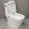 Унитаз-моноблок Bloomix S-Line 2324SВ/ UF3 безободковый, с биде и смесителем