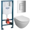 Комплект Система инсталляции Grohe 38811000 + унитаз Bloomix Trend 3.0 AD1203T/UF1 безободковый торнадо