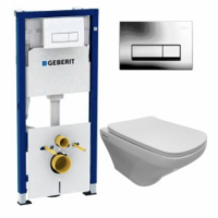 Комплект Система инсталляции Geberit 458.128.21.1 + унитаз Bloomix Main 1208 безободковый Комплект Система инсталляции Geberit 458.128.21.1 + унитаз Bloomix Main 1208 безободковый