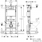 Комплект Система инсталляции Geberit 458.149.21.1 + кнопка смыва Delta01 115.107.21.1 + унитаз Bloomix Rapid SL1233R/UF02 безободковый