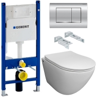 Комплект Система инсталляции Geberit 458.163.21.1 + кнопка смыва Delta30 115.137.21.1 + унитаз Bloomix Trend 3.0 AD1203T/UF1 безободковый торнадо Ceramic+ Комплект Система инсталляции Geberit 458.163.21.1 + кнопка смыва Delta30 115.137.21.1 + унитаз Bloomix Trend 3.0 AD1203T/UF1 безободковый торнадо Ceramic+