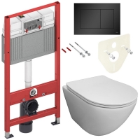 Комплект Система инсталляции TECE 9400401-9240407 + унитаз Bloomix Trend 3.0 AD1203T/UF1 безободковый торнадо Комплект Система инсталляции TECE 9400401-9240407 + унитаз Bloomix Trend 3.0 AD1203T/UF1 безободковый торнадо