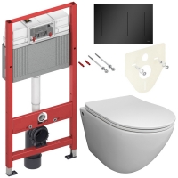 Комплект Система инсталляции TECE 9400401-9240407 + унитаз Bloomix Trend 3.0 AD1203T/UF1 безободковый торнадо Ceramic+ Комплект Система инсталляции TECE 9400401-9240407 + унитаз Bloomix Trend 3.0 AD1203T/UF1 безободковый торнадо Ceramic+