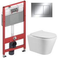 Комплект Система инсталляции TECE 9400412 + унитаз Bloomix Roland MD1201T/UF01 безободковый торнадо Комплект Система инсталляции TECE 9400412 + унитаз Bloomix Roland MD1201T/UF01 безободковый торнадо