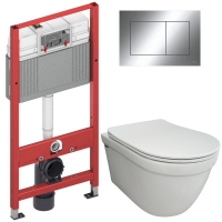 Комплект Система инсталляции TECE TECEbase 2.0 9400412 + унитаз Bloomix Rapid SL1233R/UF3 безободковый Комплект Система инсталляции TECE TECEbase 2.0 9400412 + унитаз Bloomix Rapid SL1233R/UF3 безободковый