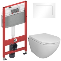 Комплект Система инсталляции TECE 9400413 + унитаз Bloomix Trend CH1203R/UF1 безободковый Комплект Система инсталляции TECE 9400413 + унитаз Bloomix Trend CH1203R/UF1 безободковый