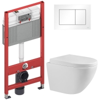 Комплект Система инсталляции TECE 9400413 + унитаз Bloomix Trend MD1203R/UF02 безободковый Комплект Система инсталляции TECE 9400413 + унитаз Bloomix Trend MD1203R/UF02 безободковый