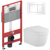 Комплект Система инсталляции TECE 9400413 + унитаз Bloomix Rapid SL1233R/UF02 безободковый Комплект Система инсталляции TECE 9400413 + унитаз Bloomix Rapid SL1233R/UF02 безободковый