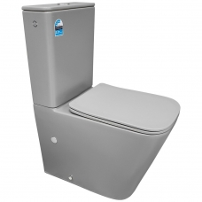 Унитаз-компакт Bloomix Barron 3.0 Grey AD3091MGT/UF1 Ceramic+ безободковый торнадо