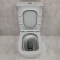 Унитаз-компакт Bloomix Х-Сubе 3.0 Grey AD3003MGT/UF1 Ceramic+ безободковый торнадо