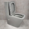 Унитаз-компакт Bloomix Х-Сubе 3.0 Grey AD3003MGT/UF1 Ceramic+ безободковый торнадо
