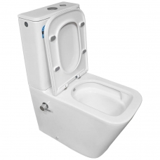 Унитаз-компакт Bloomix X-Cube 3.0 AD3003TSB/UF1 Ceramic+ безободковый торнадо с функцией биде и смесителем