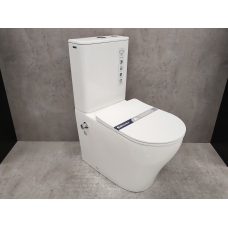 Унитаз-компакт Bloomix Barron AD3091TSB/UF1 безободковый с биде и смесителем 