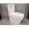 Унитаз-компакт Bloomix Rittberger AD3092TSB/F1 Ceramic+ безободковый с биде и смесителем