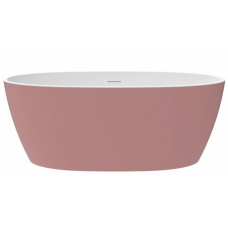 Акриловая ванна Bloomix Judy 170x76x58 отдельностоящая, розовая матовая