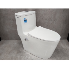 Унитаз-моноблок Bloomix Lowe MT3101RSB/UF1 Ceramic+ безободковый, с биде и смесителем