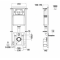Комплект Система инсталляции WeltWasser Marberg 410 SE + унитаз Bloomix Regnum 1202 безободковый