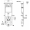 Комплект Система инсталляции WeltWasser Marberg 410 SE + унитаз Bloomix Trend 1203 безободковый