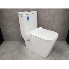 Унитаз-моноблок Bloomix S-Line 2324R/UF1 Ceramic+ безободковый с функцией биде и смесителем