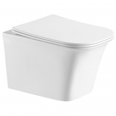 Унитаз подвесной CeramaLux TR5170 безободковый торнадо