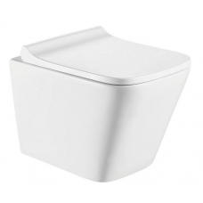 Унитаз подвесной CeramaLux TR5171 безободковый торнадо