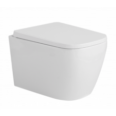 Унитаз подвесной CeramaLux TR5777 безободковый торнадо