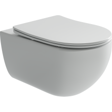 Унитаз подвесной Ceramica Nova Long CN3015 безободковый Унитаз подвесной Ceramica Nova Long CN3015 безободковый