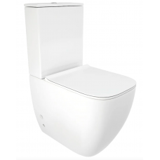 Унитаз-компакт Cerutti Spa Chika CT8708 безободковый, с микролифтом