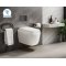 Унитаз подвесной Cerutti SPA ROMINA Aria Tornado CT10613 безободковый