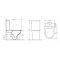 Унитаз-компакт Cerutti Spa SANTA CT8916 безободковый, с микролифтом