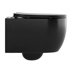 Унитаз подвесной Cerutti SPA Oglio Aria MB CT9239 безободковый, с микролифтом