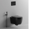 Унитаз подвесной Cerutti SPA Oglio Aria MB CT9239 безободковый, с микролифтом