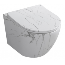Унитаз подвесной Cerutti SPA SELLA Aria Tornado MMW CT9532 безободковый