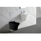 Унитаз подвесной Cerutti Vettore aria 2615E Matt black безободковый